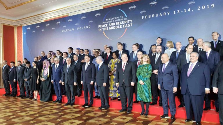 La conférence de Varsovie réunit les ministres arabes et le premier ministre israélien Benjamin Netanyahu