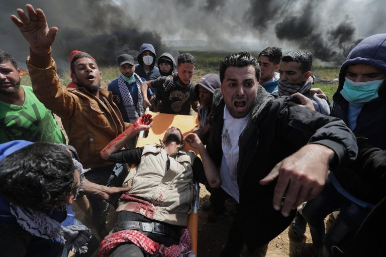Marche du Retour: des affrontements font 122 blessés dont 50 à balles réelles à Gaza