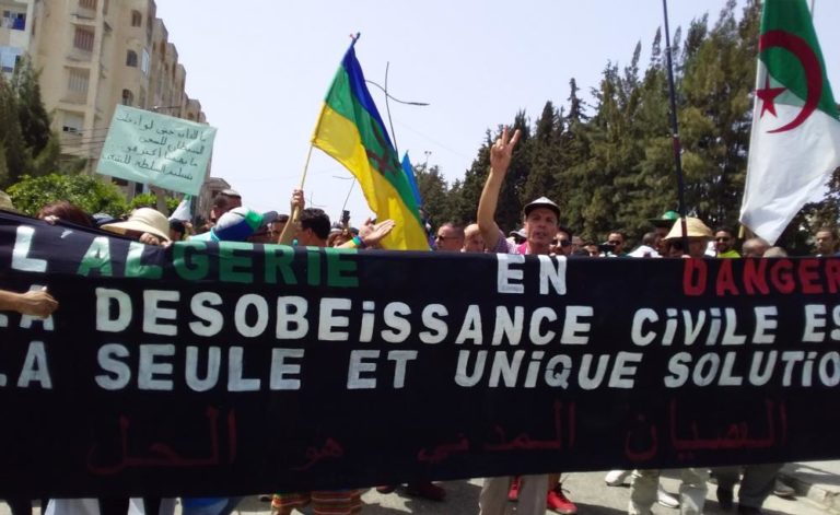 Algérie: le retour du slogan sur la désobéissance civile dans les manifestations du 26e vendredi