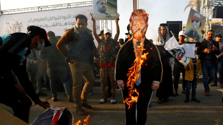 Bagdad: géante manifestation anti-américaine