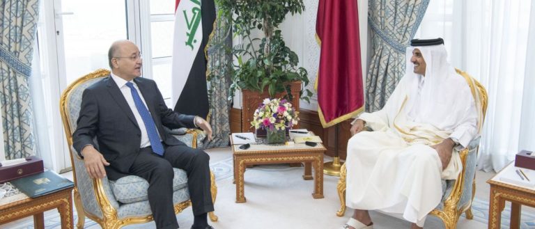 L’émir du Qatar discute avec le président irakien pour calmer les tensions dans la région