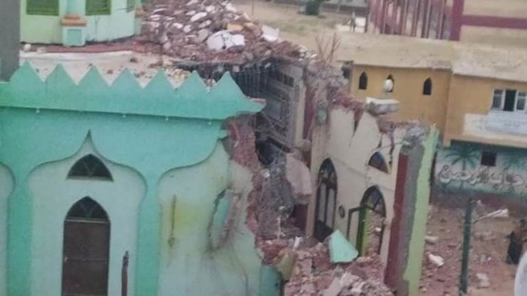 Égypte : effondrement de plusieurs maisons et d’un minaret à la suite d’une tempête de sable