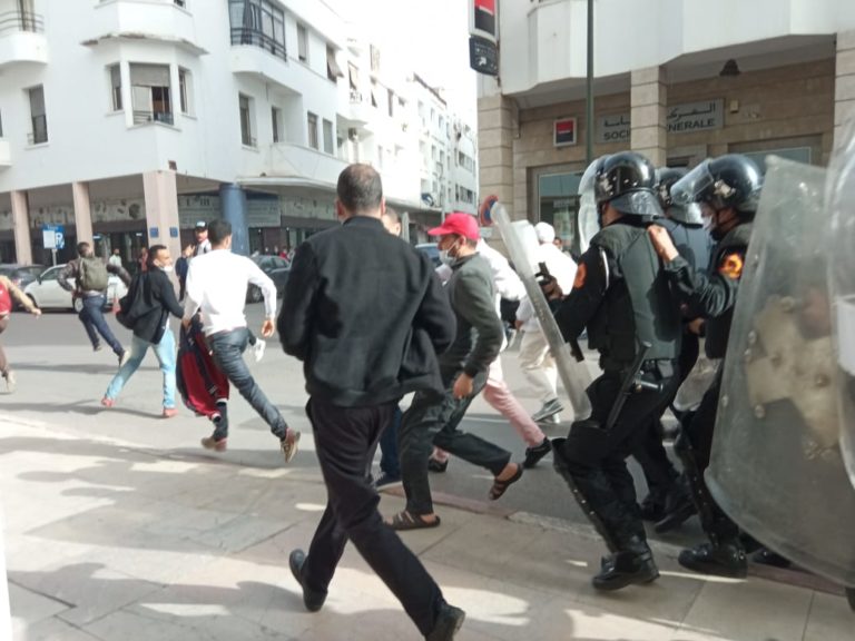 Maroc : des arrestations et des blessés lors d’une marche protestataire des enseignants