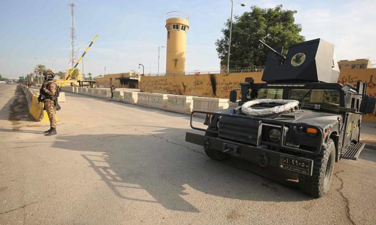 Irak : Une roquette s’abat près de l’ambassade américaine à Bagdad