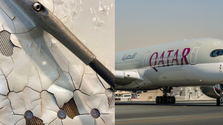 Qatar Airways répond à Airbus en publiant les photos des avions endommagés