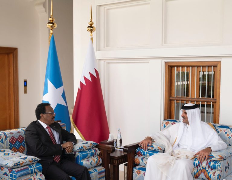 L’émir du Qatar discute avec le président somalien du renforcement des relations et des développements régionaux