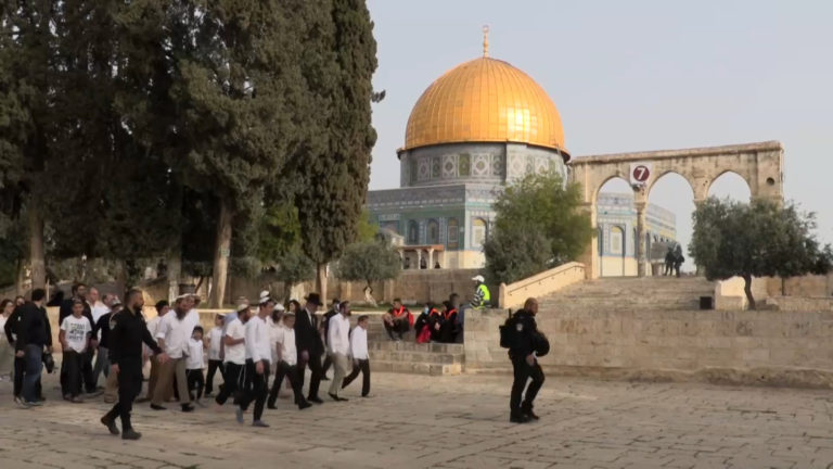 Plus de mille colons israéliens prennent d’assaut l’esplanade de la mosquée Al-Aqsa