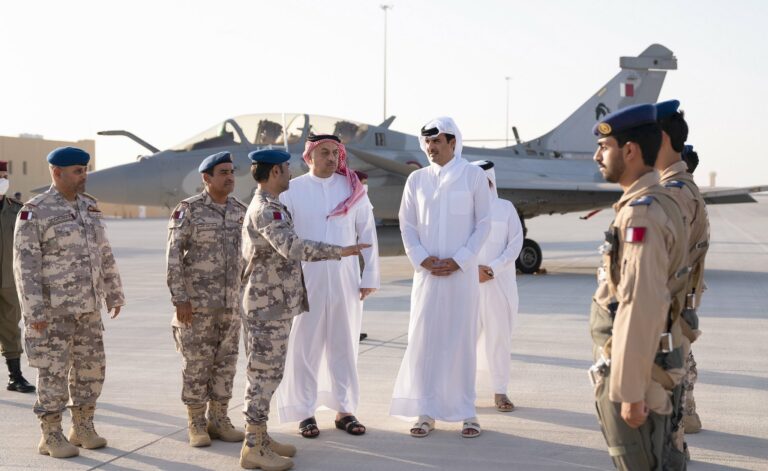 Baptisée «al-Dhariyat», le premier lot des avions Eurofighter Typhoon arrive au Qatar  