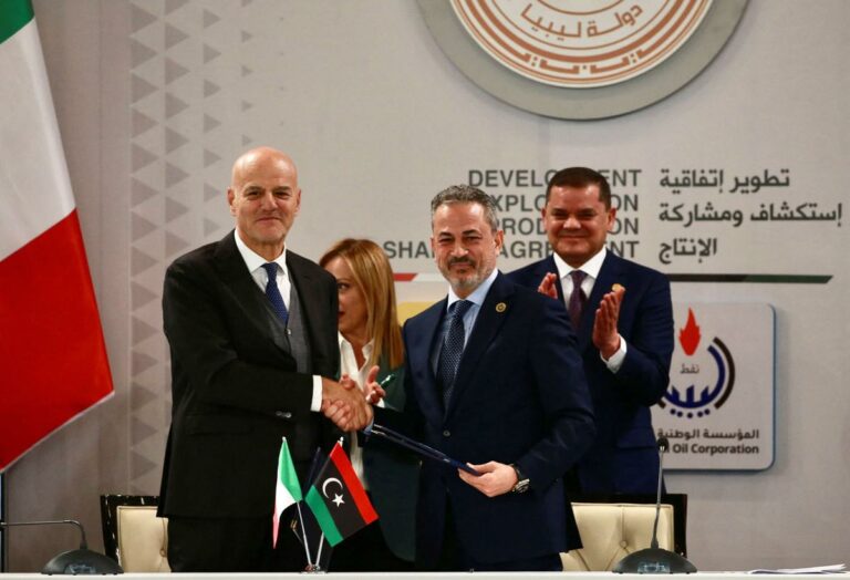 La Libye et l’Italie signent un accord gazier de 8 milliards de dollars