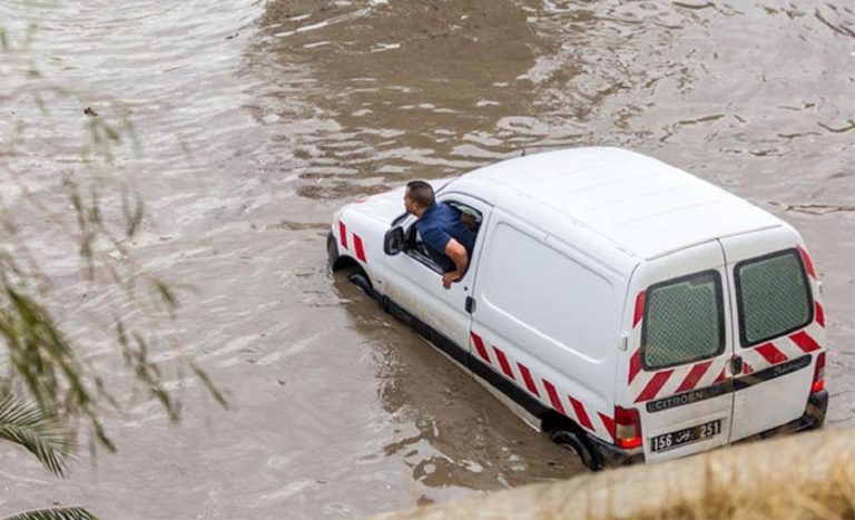 Tunisie: 2 morts après des pluies diluviennes à Sousse
