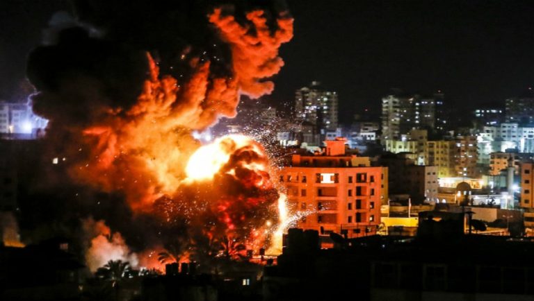 Gaza: Raids des chasseurs israéliens contre deux points militaires