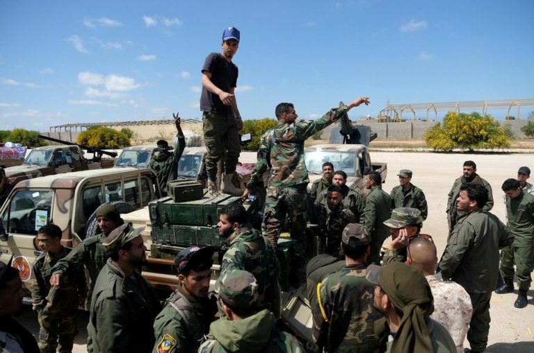 Les forces du GNA libyen prennent totalement le contrôle d’un héliport à Tarhouna