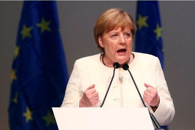 La chancelière allemande Angela Merkel en tête des élections européennes