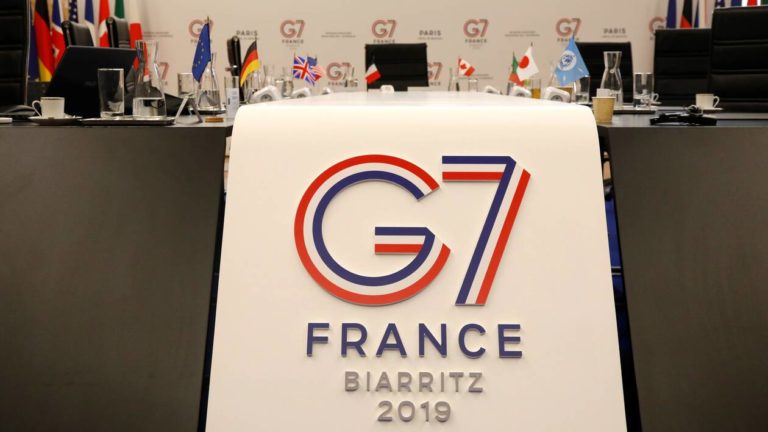 France-G7: une multitude de dossiers brûlants: nucléaire iranien,guerre commerciale,mercosur, incendies en Amazonie,…