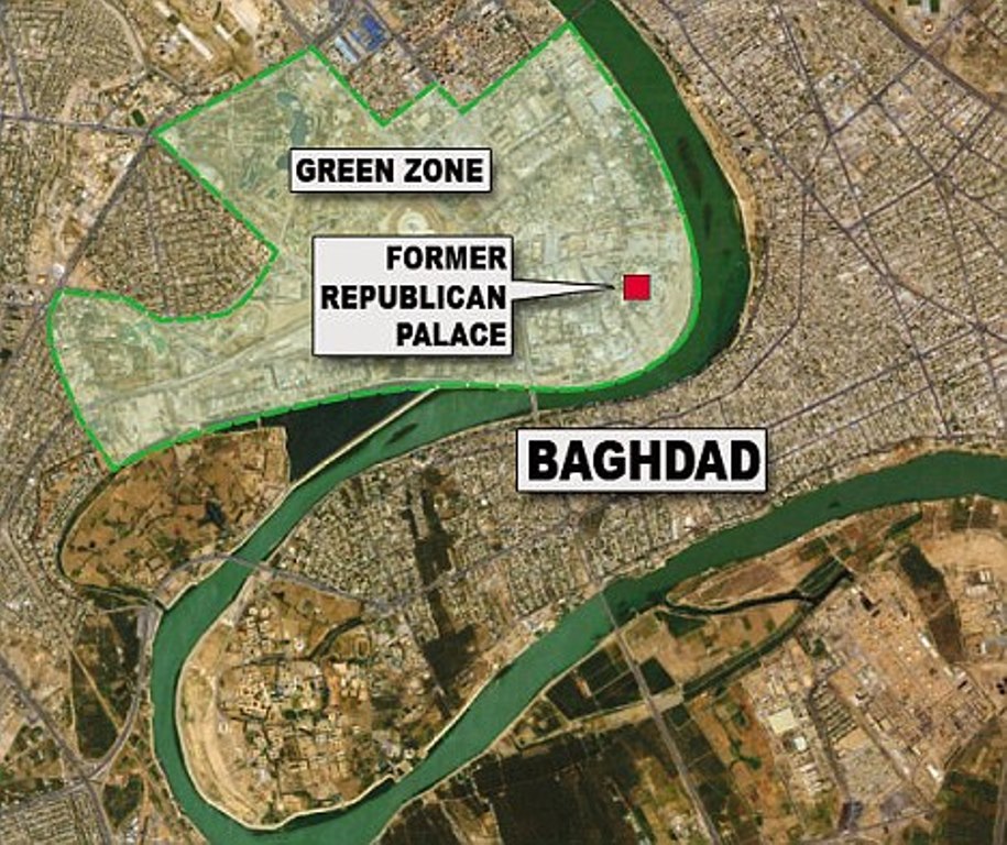 Bagdad : la zone verte visée par un tir de roquette - Courrier arabe