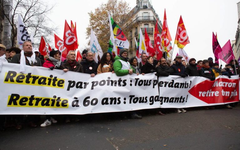 Les Français manifestent à nouveau contre la réforme des retraites