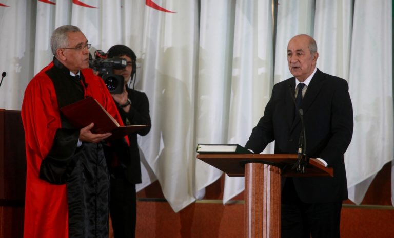 Algérie: le président élu Abdelmadjid Tebboune a prêté serment