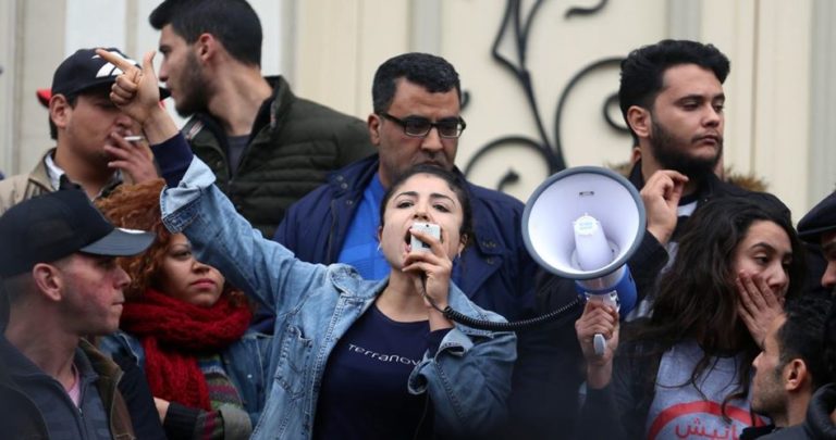Sit-In à Tunis contre le prétendu « Deal du siècle »