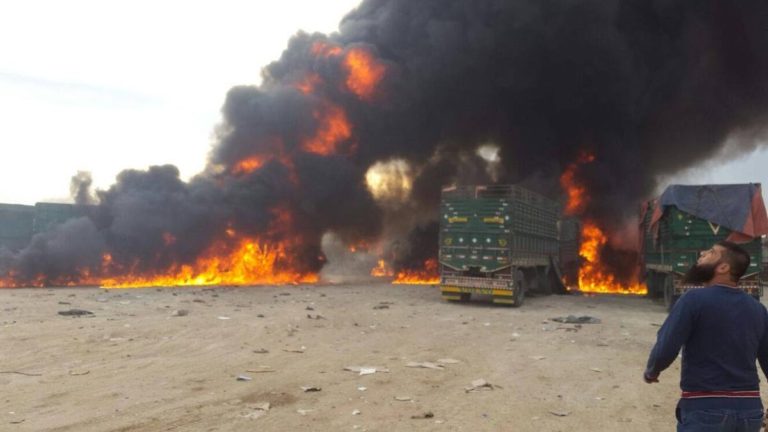 Libye : Raid aérien sur deux camions transportant des minutions aux mercenaires de Haftar