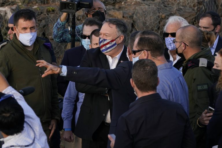 Une première pour un secrétaire d’État américain : Pompeo visite le plateau du Golan occupé