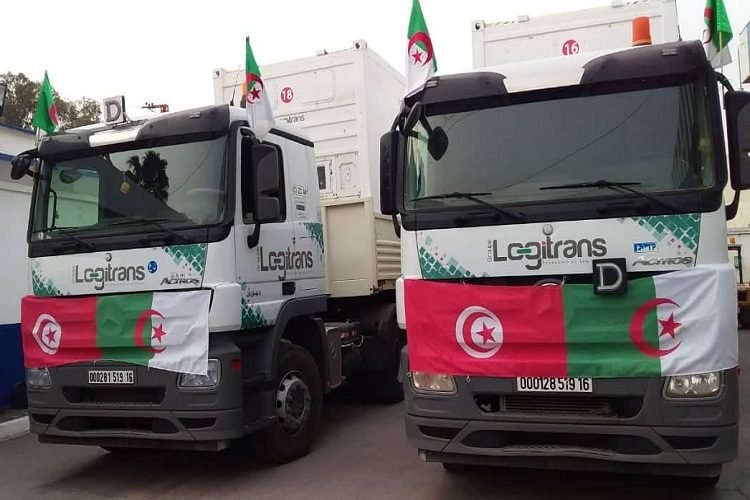 Covid-19: L’Algérie envoie 11 tonnes d’aides médicales à la Tunisie