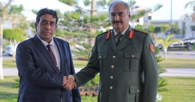 Libye : La visite d’al-Manfi pour l’est et sa rencontre avec Haftar déclenchent les réactions