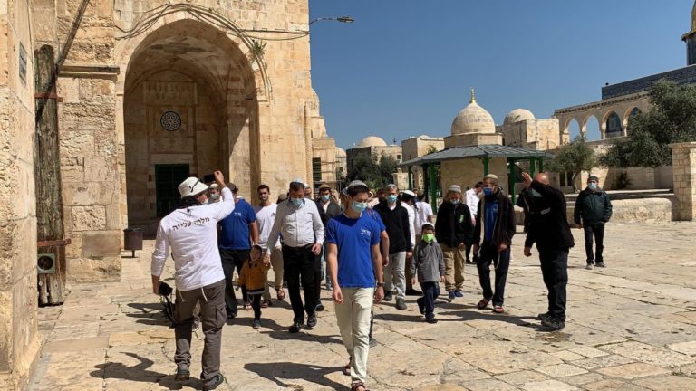 Palestine: 58 colons prennent d’assaut les cours de la mosquée Al-Aqsa