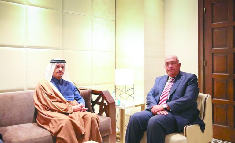 Les ministres qatari et égyptien se rencontrent pour la première fois, depuis 2017