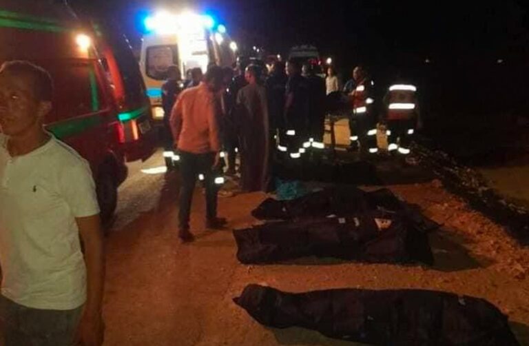 Égypte : au moins 17 morts et 3 blessés dans un accident de la route