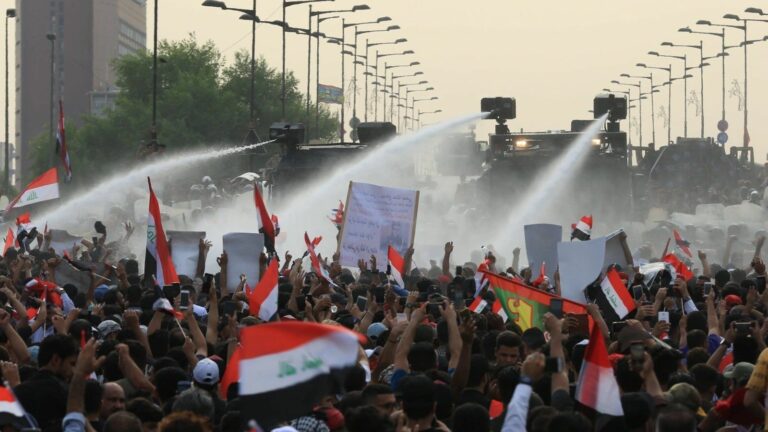 Santé irakienne : 60 blessés dans des manifestations à Bagdad
