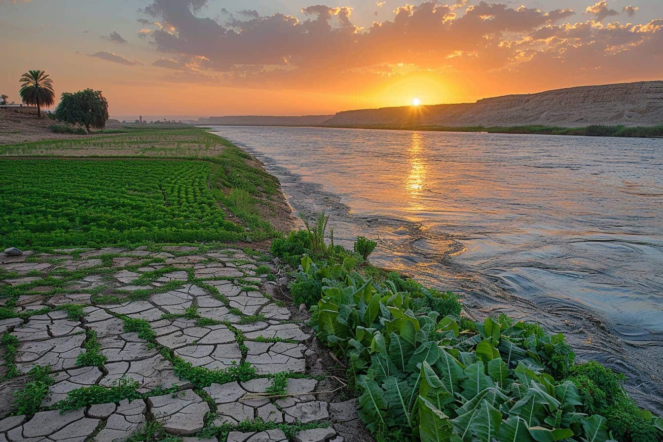 Côte égyptienne menacée par la montée des eaux  
Action collective pour protéger les rivages d'Égypte