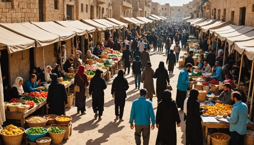 Réfugiés syriens dans un camp en Jordanie