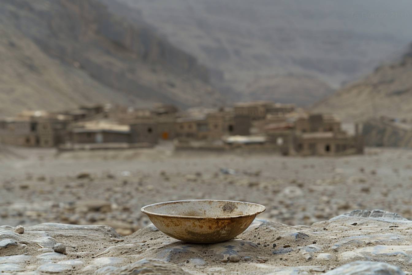 Famine dévastatrice touchant le Yémen en 2024