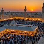 Fête colorée avec lanternes et traditions à Kairouan