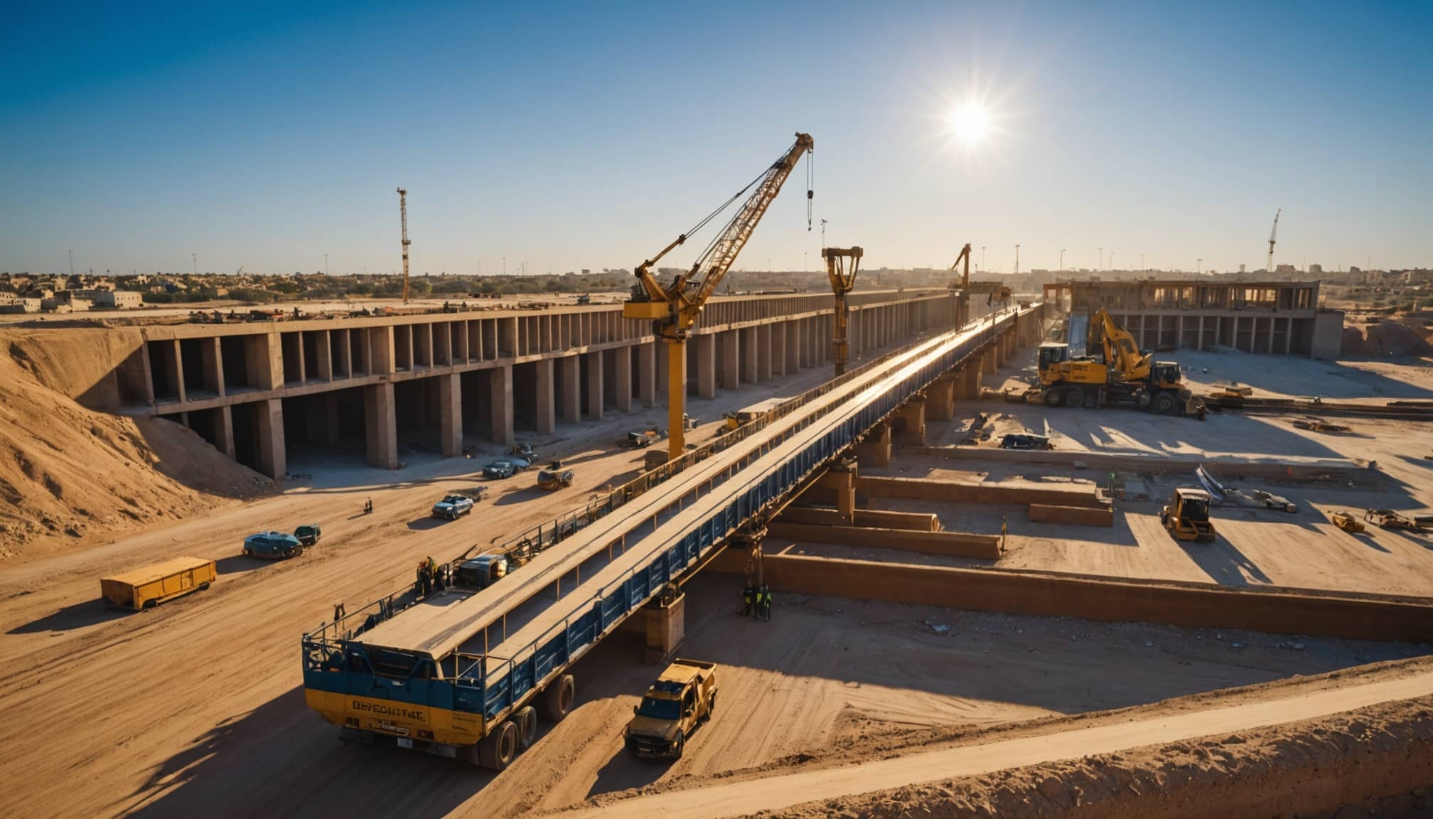 Projets de reconstruction de routes et ponts en Libye  
Restauration des infrastructures routières et ponts libyens