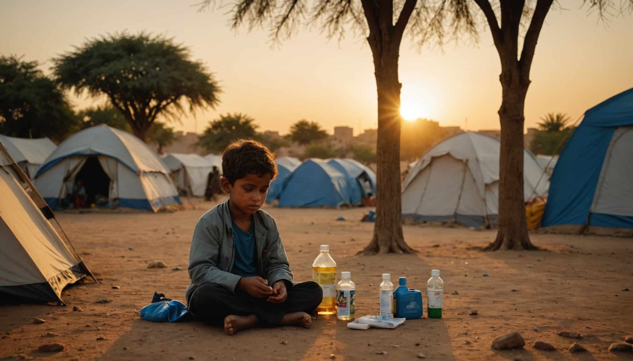 Réfugiés yéménites cherchant un nouvel avenir  
Solidarité internationale pour relocaliser les réfugiés