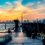 dubai, united arab emirates january 10, 2019: dubai creek harb